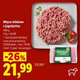 Lidl Mięso mielone z jagnięciny oferta
