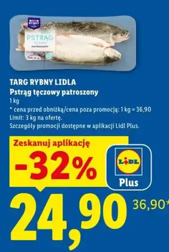 Lidl Pstrąg tęczowy patroszony oferta