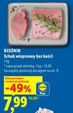 Lidl Schab wieprzowy bez kości oferta