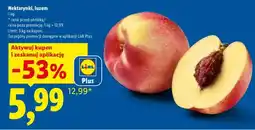 Lidl Nektarynki, luzem oferta