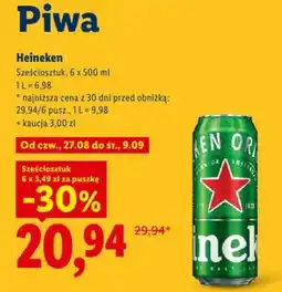 Lidl Piwa Heineken oferta