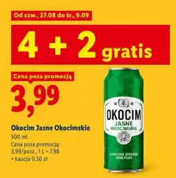 Lidl Okocim Jasne Okocimskie oferta