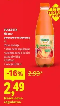 Lidl Solevita Nektar owocowo-warzywny oferta