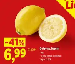 Lidl Cytryny, luzem oferta