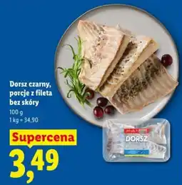 Lidl Dorsz czarny oferta
