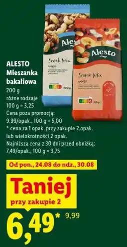 Lidl ALESTO Mieszanka bakaliowa oferta