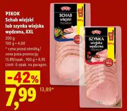 Lidl PIKOK Schab wiejski lub szynka wiejska wędzona, XXL oferta