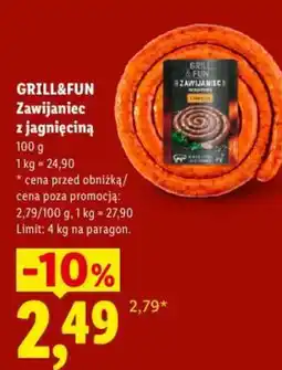 Lidl GRILL&FUN Zawijaniec z jagnięciną oferta