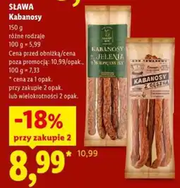 Lidl Kabanosy Sława oferta