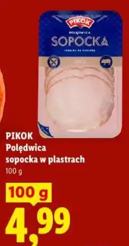 Lidl PIKOK Polędwica sopoocka oferta