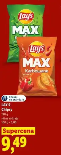 Lidl LAY'S Chipsy oferta