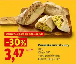 Lidl Przekąska kurczak curry oferta