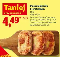 Lidl Pinsa margherita z serem gouda oferta