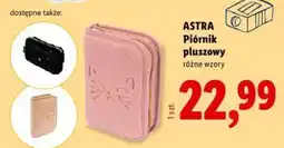 Lidl ASTRA Piórnik pluszowy oferta