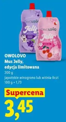 Lidl OWOLOVO Mus Jelly, edycja limitowana oferta
