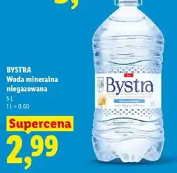 Lidl Woda mineralna niegazowana oferta