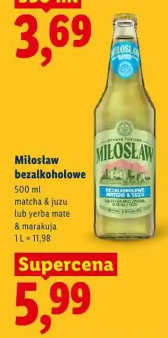 Lidl Miłosław bezalkoholowe oferta
