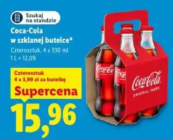 Lidl Coca-Cola w szklanej butelce oferta