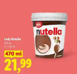Lidl Lody Nutella oferta