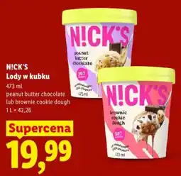 Lidl NICK'S Lody w kubku oferta