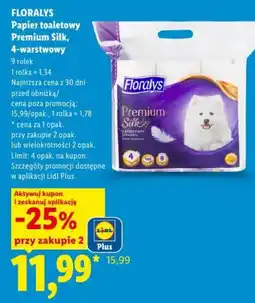 Lidl Papier toaletowy Premium Silk oferta