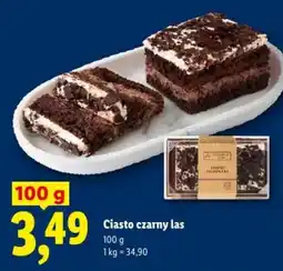 Lidl Ciasto czarny las oferta