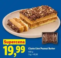 Lidl Ciasto Lion Peanut Butter oferta