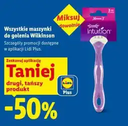 Lidl Maszynki do golenia Wilkinson Intuition oferta