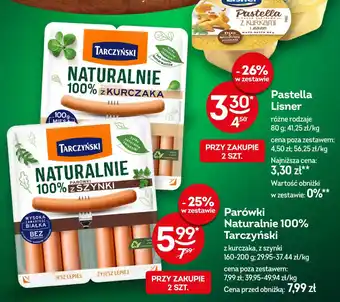 Parówki Naturalnie 100% Tarczyński