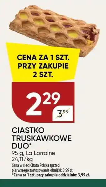 Ciastko Truskawkowe Duo La Lorraine