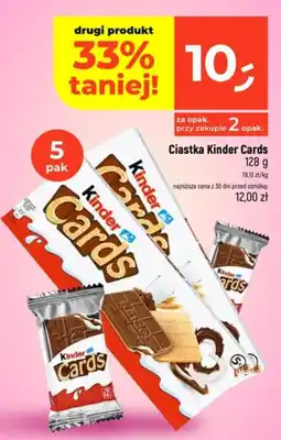 Dealz Ciastka Kinder Cards oferta