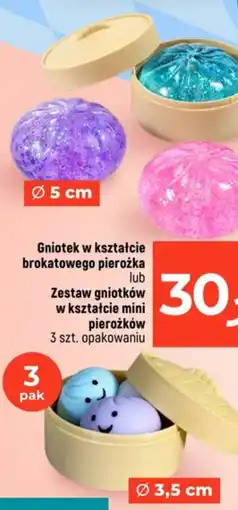 Dealz Gniotek w kształcie brokatowego pierożka oferta