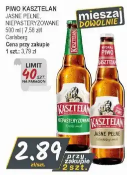 Słoneczko Piwo Kasztelan Jasne Pełne Niepasteryzowane oferta