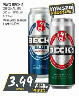 Słoneczko Piwo Beck's Original oferta