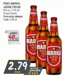 Słoneczko Piwo Warka Jasne Pełne oferta