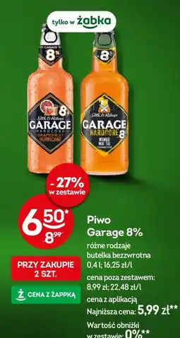 Żabka Piwo Garage 8% oferta