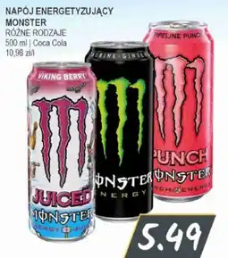 Słoneczko Napój Energetyzujący Monster oferta