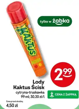 Żabka Lody Kaktus Ścisk oferta