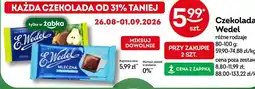 Żabka Czekolada Wedel oferta