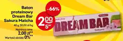 Żabka Baton proteinowy Dream Bar Sakura Matcha oferta