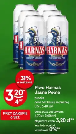 Żabka Piwo Harnas Jasne Pełne oferta