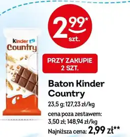 Żabka Baton Kinder Country oferta