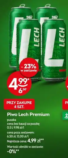 Żabka Piwo Lech Premium oferta