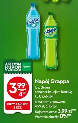 Żabka Napój Grappa Ice, Green oferta
