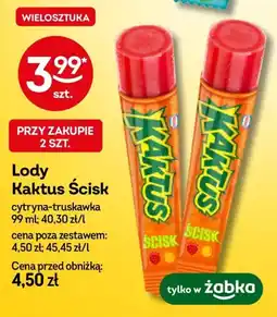 Żabka Lody Kaktus Ścisk oferta