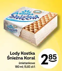Żabka Lody Kostka Śnieżna Koral oferta
