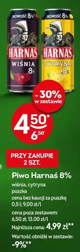 Żabka Piwo Harnaś 8% wiśnia, cytryna oferta