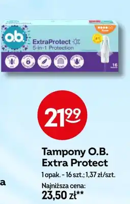 Żabka Tampony O.B. Extra Protect oferta