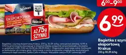 Żabka Bagietka z szynką eksportową Krakus oferta