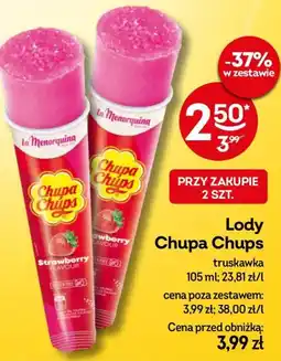 Żabka Lody Chupa Chups truskawka oferta